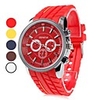 Unisex Plastic Analog Quartz Wrist Watch (Assorted Colors)
