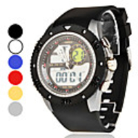 Unisex Plastic Digital Automatic Wrist Watch (Assorted Colors)