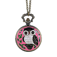 Unisex Pocket Watch Quartz Casual Creative Analog - Digital White Blushing Pink / Titanium Alloy