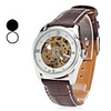 Unisex PU Analog Automatic Mechanical Wrist Watch (Assorted Colors)