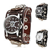 Unisex PU Analog Quartz Wrist Watch (Assorted Colors)