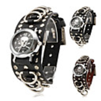 Unisex PU Analog Quartz Wrist Watch (Assorted Colors)