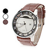 Unisex PU Analog Quartz Wrist Watch with Calendar (Assorted Colors)