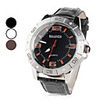 Unisex PU Analog Quartz Wrist Watch with Calendar (Assorted Colors)