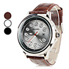Unisex PU Analog Quartz Wrist Watch with Calendar (Assorted Colors)