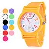 Unisex Rubber Analog Quartz Wrist Watch (Assorted Colors)