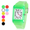 Unisex Rubber Analog Quartz Wrist Watch (Assorted Colors)