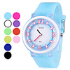 Unisex Rubber Quartz Analog Wrist Watch (Assorted Colors)