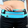 unisex running belt,  fanny waist pack adjustable running pouch water resistant exercise workout pouch fit all phones(blue) miniinthebox