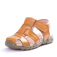 Unisex Sandals Comfort Cowhide Big Kids(7years ) Daily White Black Yellow Summer miniinthebox