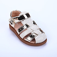 Unisex Sandals Comfort PU Little Kids(4-7ys) Daily Walking Shoes Gold Summer miniinthebox