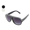 Unisex Shield Style Resin Lens Sunglasses (Assorted Colors)