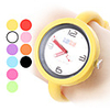 Unisex Silicone Analog Quartz Jelly Style Wrist Watch (Assorted Colors)