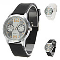 Unisex Silicone Analog Quartz Wrist Watch (Assorted Colors)