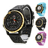 Unisex Silicone Analog Quartz Wrist Watch gz1201 (Assorted Colors)