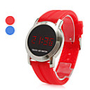 Unisex Silicone Digital Dotted Touch LED Style Wrist Watch (Assorted Colors)