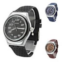 Unisex Silicone Style Analog Quartz Wrist Watch (Assorted Colors)