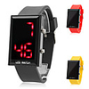 Unisex Silicone with Big Digital LED Wrist Watch (Assorted Colors)