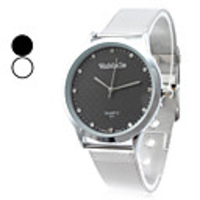 Unisex Simple Design Alloy Analog Quartz Wrist Watch (Assorted Colors)