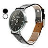 Unisex Simple Elegant Design PU Analog Quartz Wrist Watch (Assorted Colors)