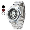 Unisex Skull Design Steel Analog Quartz Wrist Watch (Assorted Colors)