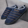 Unisex Slippers Flip-Flops Casual Daily Home Faux Fur Warm Non-slipping Wear Proof Black Blue Winter