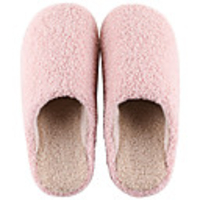Unisex Slippers Flip-Flops Flat Heel Round Toe Casual Daily Walking Shoes Suede Dark Grey Orange / Black Yellow