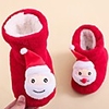 Unisex Slippers Flip-Flops Flat Heel Round Toe Casual Home Solid Colored Faux Fur Light Red
