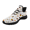 Unisex Sneakers Wedge Heel Round Toe Casual Basic Daily Elastic Fabric Walking Shoes Black / Red White Black