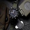 Unisex Sport Watch Quartz Vintage Style Sporty Army Military Analog - Digital Black / Silver BlackGloden Black / Two Years / Two Years / Maxell6262025