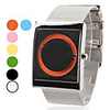 Unisex Steel Analog Quartz Wrist Watch (Assorted Colors)