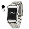 Unisex Steel Analog Quartz Wrist Watch (Silver)
