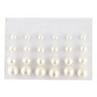 Unisex Stud Earrings Earrings Set Drop Ball Ladies Elegant Pearl Imitation Pearl Imitation Diamond Earrings Jewelry Black / White For Daily Casual / Black Pearl