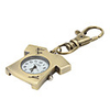 Unisex T-shit Alloy Analog Quartz Keychain Watch (Bronze)