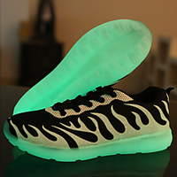 Unisex Trainers Athletic Shoes Casual Daily PU Breathable Non-slipping Wear Proof Black Green Fall