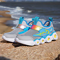 Unisex Trainers Athletic Shoes Comfort Elastic Fabric Big Kids(7years ) Daily Running Shoes Yellow Beige Gray Summer miniinthebox