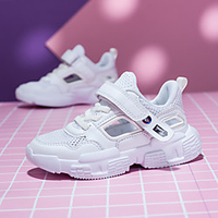 Unisex Trainers Athletic Shoes Comfort PU Big Kids(7years ) Daily Running Shoes White Black Pink Summer miniinthebox