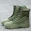 Unisex Trainers Athletic Shoes Flat Heel Round Toe Booties Ankle Boots Casual Daily Outdoor Hiking Shoes Walking Shoes Leather Buckle Lace-up Solid Colored Black Green / Booties / Ankle Boots
