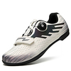 Unisex Trainers Athletic Shoes Outdoor Cycling Shoes Leather Non-slipping Black / Red White Purple Spring Fall