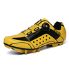 Unisex Trainers Athletic Shoes Outdoor Cycling Shoes Leather Non-slipping Yellow Red Blue Spring Fall