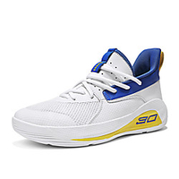 Unisex Trainers Athletic Shoes Sporty Outdoor Basketball Shoes Mesh Non-slipping White / Blue Light Blue Spring Fall