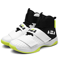 Unisex Trainers Athletic Shoes Sporty Outdoor Basketball Shoes PU Non-slipping White / Green Black / Yellow Black / Blue Spring Fall