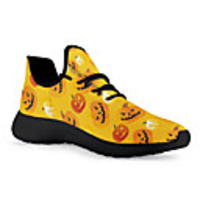 Unisex Trainers Athletic Shoes Wedge Heel Round Toe Casual Basic Daily Mesh Walking Shoes Light Yellow Orange / Black Purple
