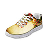 Unisex Trainers Athletic Shoes Wedge Heel Round Toe Casual Basic Daily Mesh Walking Shoes Yellow Blue Brown