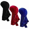 unisex velvet and silky deluxe durag for 360 waves headwraps long-tail du-rag