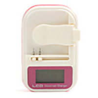 Univeral Charger with LCD Screen and USB Port