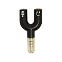 Universal Audio Splitter with Mic for CellPhones/Speaker/Laptop Notebook