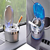Universal Car Interior Supplies Accessories Ashtray Car Mini Ashtray With LED Lights