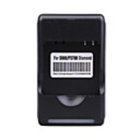 Universal Cell Phone Charger with USB Power Port for HTC HD2/T8585(Black)