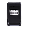 Universal Cell Phone Charger with USB Power Port for Nokia BL-4U(Black)